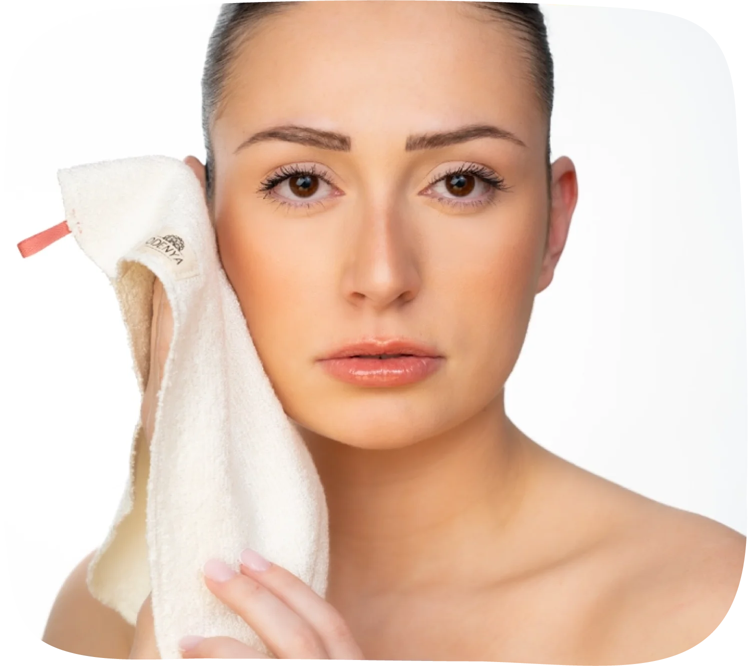 Serviette pour le visage